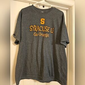 Syracuse Orange Gray T-Shirt. Size:XL.